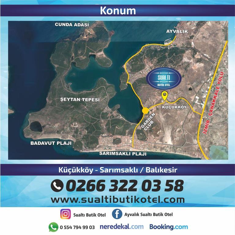 Sualti Hotel Ayvalı Exteriör bild